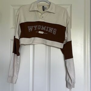 H&M long sleeve crop top